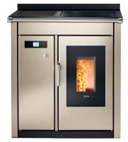 KLOVER Küchenherd Pellet wasserführend SMART 80 BT 22,6 kW Creme